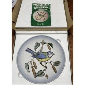 NIB Goebel "Wildlife" Blue Titmouse Decorative Plate 2nd Edition